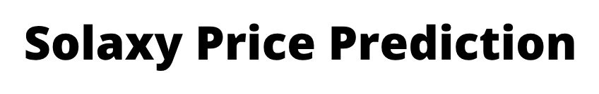 Solaxy Price Prediction